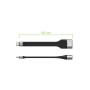 Cavo Corto Piatto USB-C&trade Maschio a HDMI Femmina FPC 13,6 cm