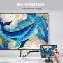 Cavo Corto Piatto USB-C&trade Maschio a HDMI Femmina FPC 13,6 cm