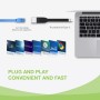 Cavo Corto Piatto USB-C&trade Maschio a RJ45 Femmina FPC 14,4 cm