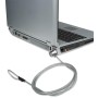 Cavo di Sicurezza in Acciaio con Lucchetto per Notebook e due Chiavi