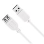 Cavo Prolunga USB A Maschio Femmina Alta Velocit&agrave 0.3m Bianco