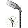 Cavo USB-C&trade a USB A Connettori in Metallo e Rivestimento Tessuto 0,5m