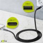 Cavo USB-C&trade a USB A Connettori in Metallo e Rivestimento Tessuto 0,5m