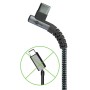 Cavo USB-C&trade Maschio Angolato a USB-A Dritto 2m