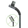 Cavo USB-C&trade Maschio Angolato a USB-C&trade Dritto 1m