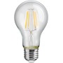 Lampadina LED E27 Bianco Caldo 4W con Filamento Classe E Trasparente