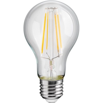 Lampadina LED E27 Bianco Caldo 7W con Filamento Classe E Trasparente