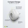 Luce Notturna a 3 LED Plug-In con Sensore Crepuscolare Bianco Freddo