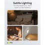 Luce Notturna a 3 LED Plug-In con Sensore Crepuscolare Bianco Freddo