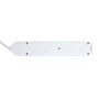 Multipresa 8 Posti Italiana Bipasso / 4 Schuko con Interruttore