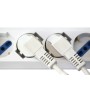 Multipresa 5 Posti Italiana Bipasso con 2 Prese USB