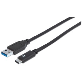 Cavo USB 3.2 Gen2 A Maschio / USB-C&trade Maschio 1m Nero
