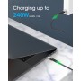 Cavo USB 2.0 EPR USB-C&trade M/M 240W PD 3.1 e-Mark Certificato 2m