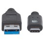 Cavo USB 3.2 Gen2 A Maschio / USB-C&trade Maschio 1m Nero