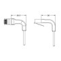 Cavo Slim Patch di Rete Pieghevole in Rame Cat.6A U/UTP 1m Nero