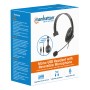 Cuffia Mono USB con Microfono Reversibile Cavo 2m