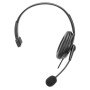 Cuffia Mono USB con Microfono Reversibile Cavo 2m