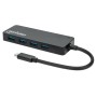 Hub USB 3.2 Gen 1 USB-C&trade Maschio a 4 porte USB-A Femmina Nero
