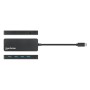 Hub USB 3.2 Gen 1 USB-C&trade Maschio a 4 porte USB-A Femmina Nero