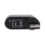 Mini Hub Rotante con 3 Porte USB 2.0 Nero