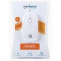 Mini Mouse Ottico USB Silhouette Cavo 1,2m Bianco