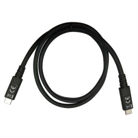 Cavo USB 4 Gen 3 Type-C&trade M/M  E-Mark 8K 40Gbps 100W PD 0,8m Nero