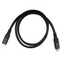 Cavo USB 4 Gen 3 Type-C&trade M/M  E-Mark 8K 40Gbps 100W PD 0,8m Nero