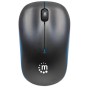 Mouse Ottico Wireless con Micro Ricevitore USB 1000dpi Nero/Azzurro