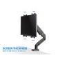 Kit Adattatore di Montaggio Non VESA per Monitor 13-27''