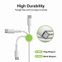 Cavo USB-C&trade Maschio/Maschio USB 2.0 1m Bianco