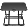 Convertitore da Scrivania In Piedi Postazione di Lavoro Sit Stand Ultra Slim Altezza Regolabile
