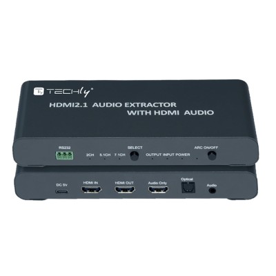 Estrattore Audio HDMI 2.1 LPCM7.1 ARC 8K Audio 3.5'' e Toslink SPDIF
