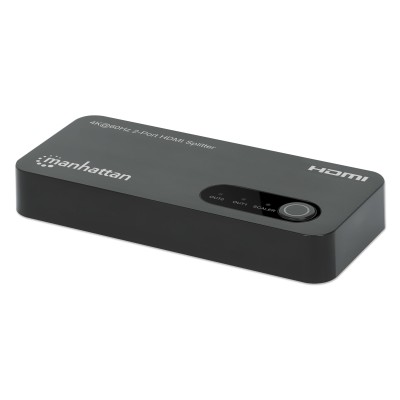 Splitter HDMI 4K@60Hz UHD 3D con LED 2 vie