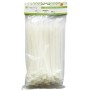 Fascette Fermacavi Riutilizzabili 200x7,6mm in Nylon 100pz Bianco