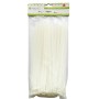 Fascette Fermacavi Riutilizzabili 250x7,6mm in Nylon 100pz Bianco