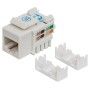 Frutto Keystone RJ45 Cat.5E UTP IDC 90&deg Bianco