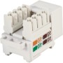 Frutto Keystone RJ45 Cat.5E UTP IDC 90&deg Bianco