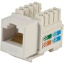 Frutto Keystone RJ45 Cat.5E UTP IDC 90&deg Bianco