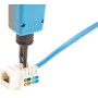 Frutto Keystone RJ45 Cat.5E UTP IDC 90&deg Bianco