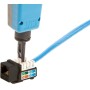 Frutto Keystone RJ45 Cat.5E UTP IDC 90&deg Nero