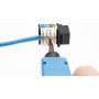 Frutto Keystone RJ45 Cat.5E UTP IDC 90&deg Nero