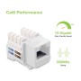 Frutto Keystone RJ45 Cat.6 UTP IDC 90&deg Bianco