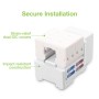 Frutto Keystone RJ45 Cat.6 UTP IDC 90&deg Bianco