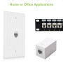 Frutto Keystone RJ45 Cat.6 UTP IDC 90&deg Bianco