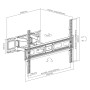 Supporto a Muro per TV LED LCD 37-80'' Full-Motion