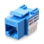 Frutto Keystone RJ45 Cat.6 UTP IDC 90&deg Blu