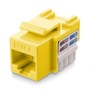 Frutto Keystone RJ45 Cat.6 UTP IDC 90&deg Giallo