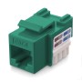 Frutto Keystone RJ45 Cat.6 UTP IDC 90&deg Verde