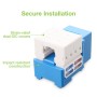 Frutto Keystone RJ45 Cat.6 UTP IDC 90&deg Blu