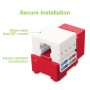 Frutto Keystone RJ45 Cat.6 UTP IDC 90&deg Rosso